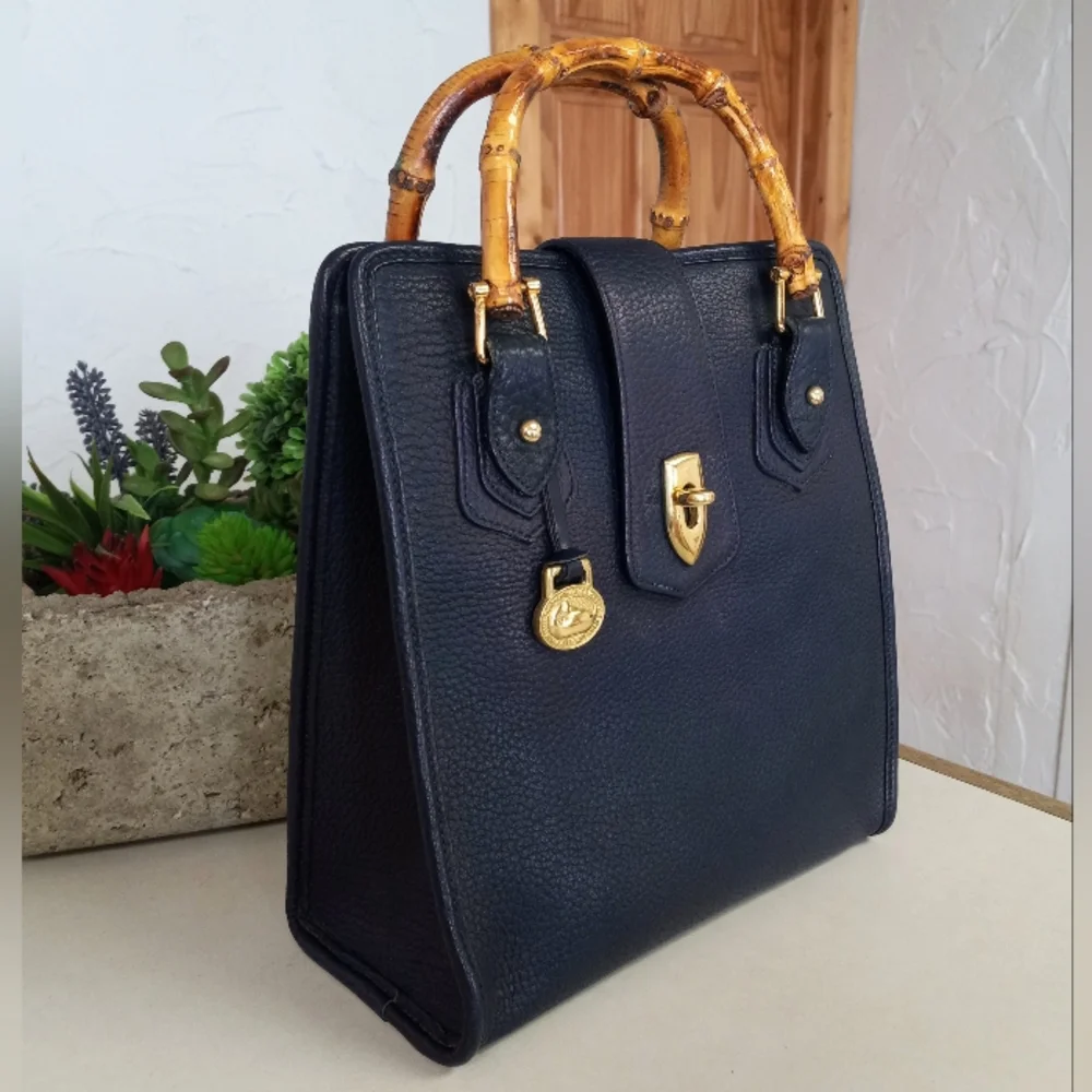 Dooney & Bourke Vintage Arrowhead Collection: North/South Tote, 1996 - Picture 7 of 15